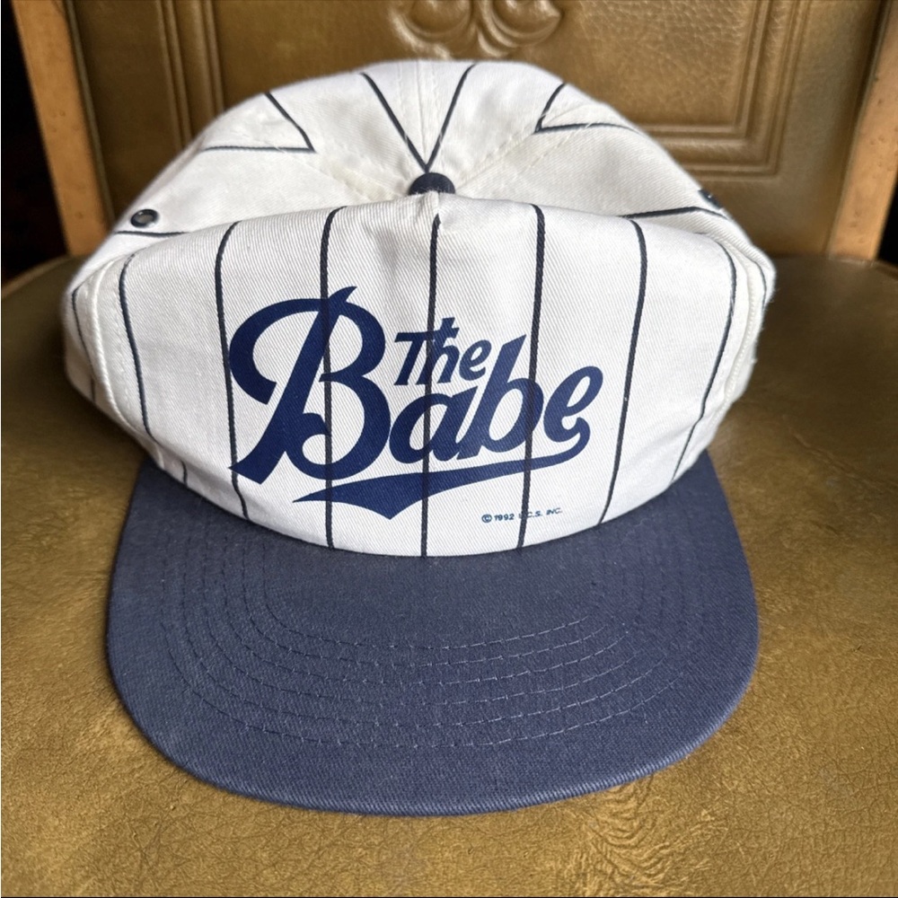 Vintage 1992 THE BABE Movie Promo Snapback Hat Babe Ruth John Goodman Ball Cap